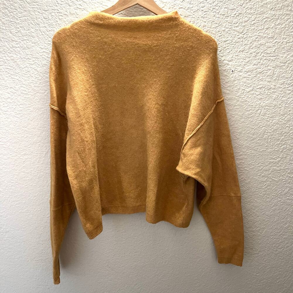 Free People Breakaway Mock Neck Pullover Sweater Desert Sand Small Dolman Sleeve - Picture 5 of 10